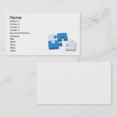 SingledPiecePuzzle101310, Name, Adresse 1, Addr… Visitenkarte (Vorne/Hinten)