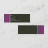 Singles • Nr. 0009 Mini Visitenkarte (Vorne/Hinten)