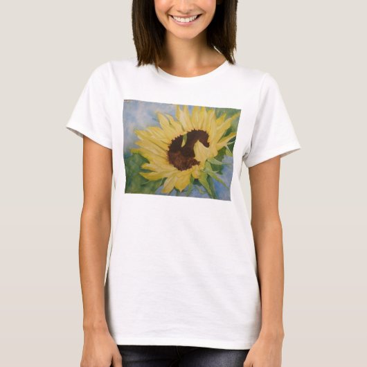 Singlesonnenblume T-Shirt (Vorderseite)