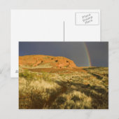 Singletrack in der Red Cliffs Wüste Postkarte (Vorne/Hinten)