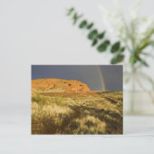 Singletrack in der Red Cliffs Wüste Postkarte (Stehend Vorderseite)