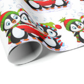Singpinguine Geschenkpapier (Rolleneckpunkt)