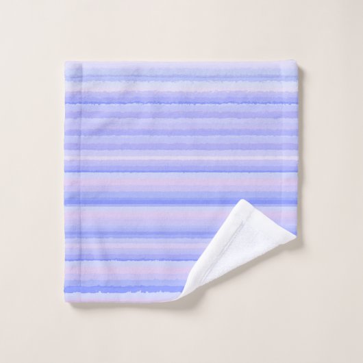 Singrün-Aquarell-dünne Streifen-Bad-Tücher Badhandtuch Set (Waschlappen)