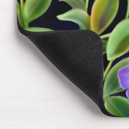 Singrün-Blumen Mousepad (Ecke)