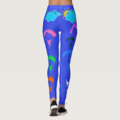 Singrün-Gleitschirmfliegen-Elf-Leggings Leggings (Rückseite)