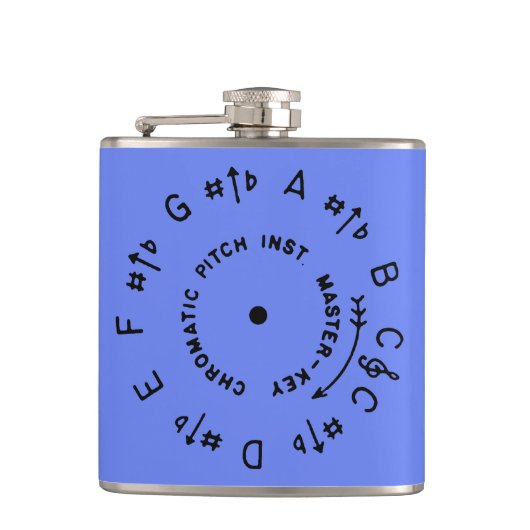 Singrün Pitchpipe Flachmann (Vorderseite)