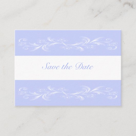 Singrün-süße BlumenSave the Date Karten (Vorderseite)