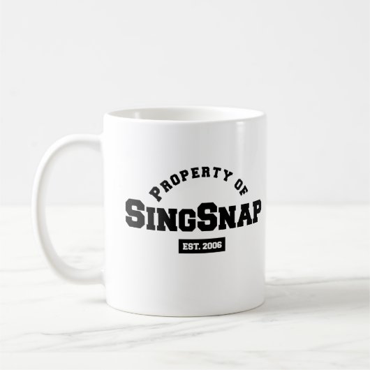 SingSnap-Kaffee-Tasse Kaffeetasse (Links)