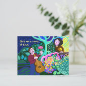 Singt mir ein Lied der Liebe Ankündigungspostkarte (Stehend Vorderseite)