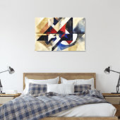 Singular Abstraction Leinwanddruck (Insitu (Schlafzimmer))
