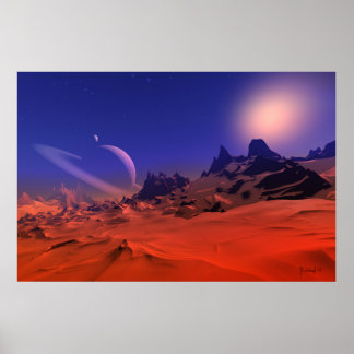 Singularambiente - Weltraumkunst Poster
