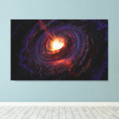 Singularität Leinwanddruck (Insitu (Holzboden))