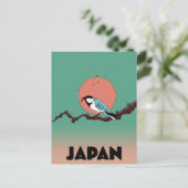 Singvogel am frühen Morgen Postkarte (Stehend Vorderseite)