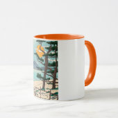 Singvogel am frühen Morgen Tasse (VorderseiteRechts)