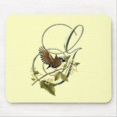 Singvogel Anfangsg Mousepad (Vorne)