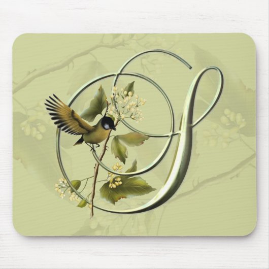 Singvogel Anfangss Mousepad (Vorne)