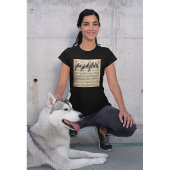 Singvögel auf einer musikalischen Komposition T-Shirt