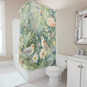 Singvögel Duschvorhang (Beispiel)