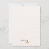 Singvogel-Foto-Geburts-Mitteilung Einladung (Rückseite)