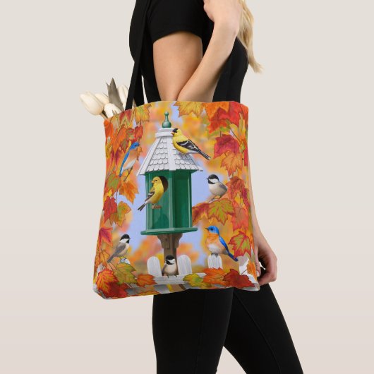 Singvögel im Herbst Tasche (Von Nahem)