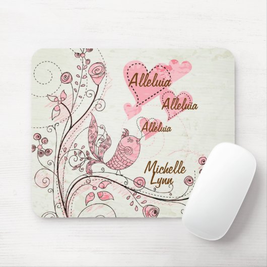 Singvogel individualisieren Mousepad (Mit Mouse)