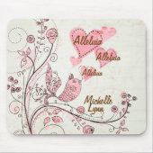 Singvogel individualisieren Mousepad (Vorne)