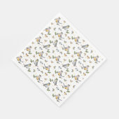 Singvögel Papier Serviette (Ecke)