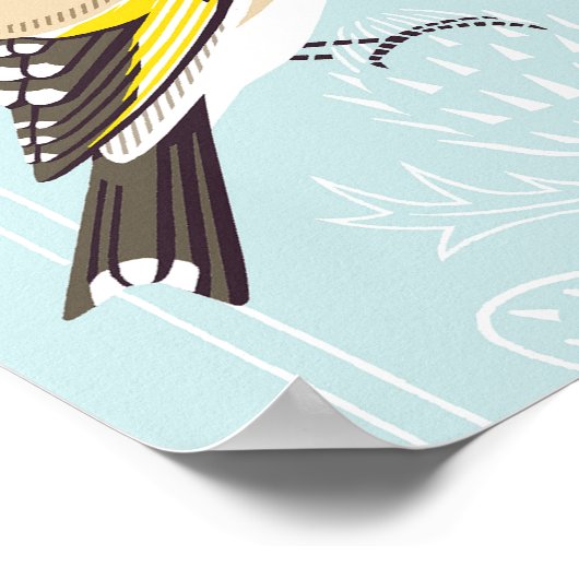 Singvögel Poster (Ecke)