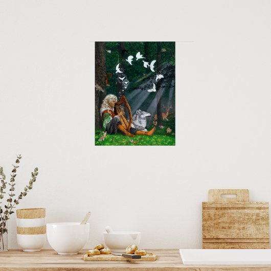 Singvögel - Print oder Poster (Küche)