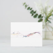 Singvögel Regenbogen Postkarte (Stehend Vorderseite)