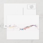 Singvögel Regenbogen Postkarte (Vorne/Hinten)