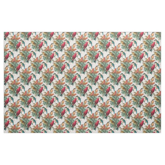 Singvögel Stoff (Fat Quarter (45,7 x 55,9 cm))