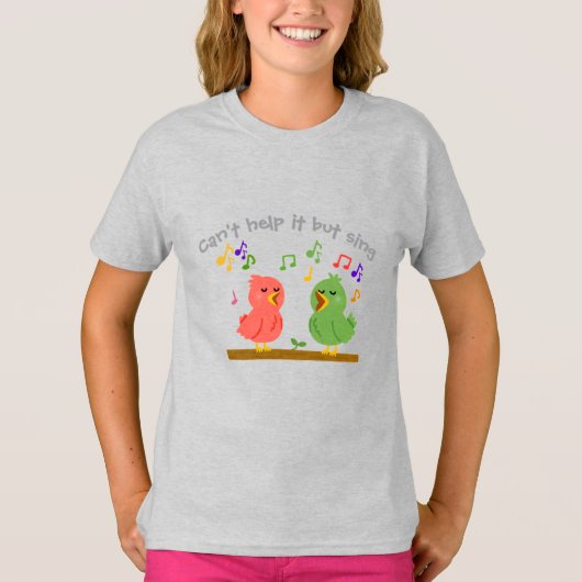 Singvögel T-Shirt (Vorderseite)