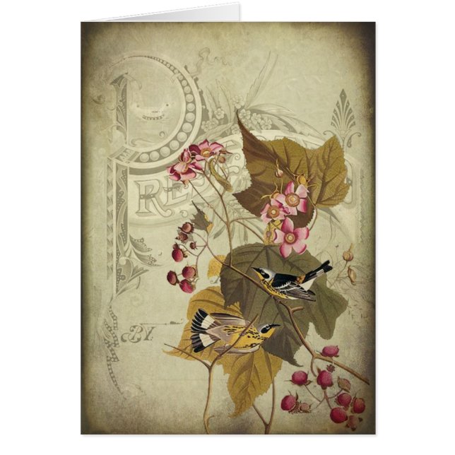 Singvögel und Beeren (Vorne)