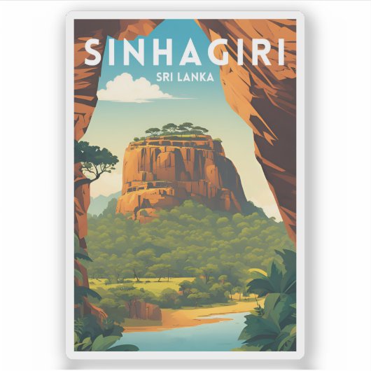 Sinhagiri Aufkleber (Vorderseite)