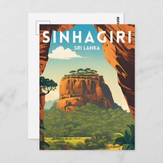 Sinhagiri Postkarte (Vorne/Hinten)