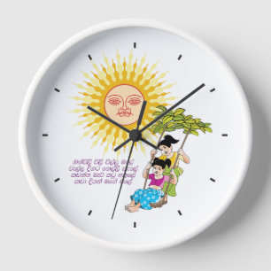 Sinhala New Year Wanduhr