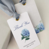 SINI Blue Hydrangea Geschenk Tag Geschenkanhänger