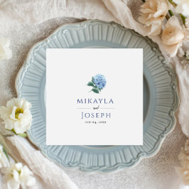 SINI Blue Hydrangea Paper Napkin Serviette