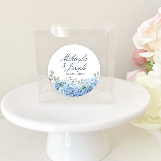 SINI Blue Hydrangea Sticker