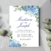 SINI Blue Hydrangea Wedding Invite Einladung
