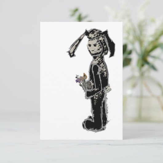 sinibunny einladung (Stehend Vorderseite)