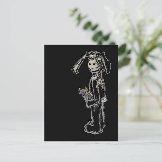 sinibunny postkarte (Stehend Vorderseite)