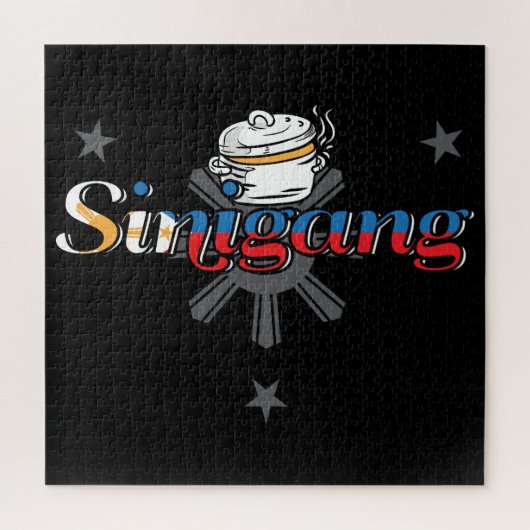 Sinigang Philippines Filipino Food Puzzle (Vertikal)