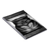Sinister Cat Notebook Notizblock (Rechte Seite)