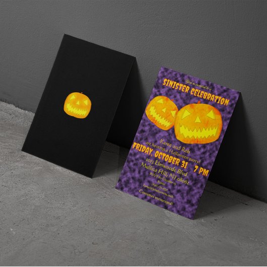 Sinister Celebration Halloween-Party Einladung