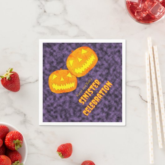 Sinister Celebration Halloween Serviette (Beispiel)