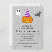 Sinister Celebration Partys Halloween Geburtstag Einladung (Vorderseite)