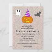 Sinister Celebration Partys Halloween Geburtstag Einladung (Vorderseite)