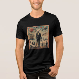 Sinister Circus Sideshow - Freaky Karneval Freaks Tri-Blend Shirt